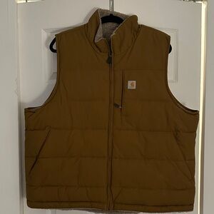 Carhartt Tan Quilted Vest